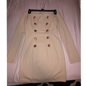 Barely worn taupe colored mini dress 😍